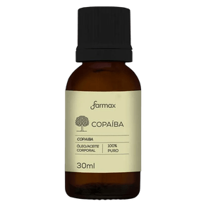 34383 OLEO COPAIBA CORPORAL PURO FARMAX 30ML